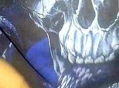 Asian teen gives handjob to zero