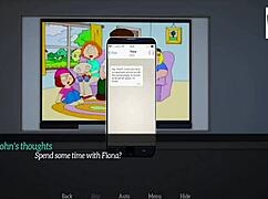 In my new family episode 126, the teen characters explore their small tits in 3d