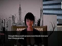 In my new family episode 126, the teen characters explore their small tits in 3d