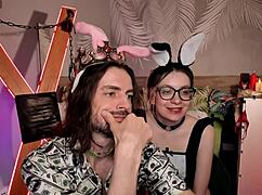 our cute blonde couple streaming intimate moments