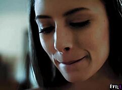 Kyler Quinn caught by step mom fingering, begs for family sex session.