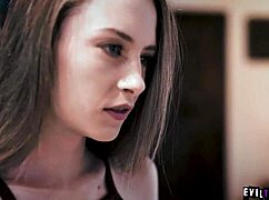 Kyler Quinn caught by step mom fingering, begs for family sex session.