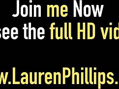 Hot Red Head Lauren Phillips Loves Her Dick Toy In Her Ass!