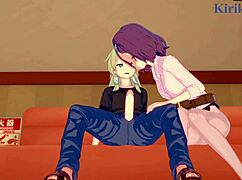 Rin Toyama and Ko Yagami Dive into Wild Lesbian and Futanari Play