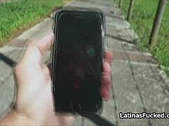 Super cute latina amateur takes cock in her first casting interview.