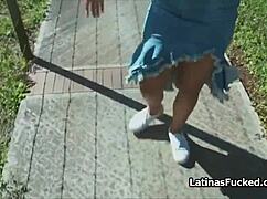 Super cute latina amateur takes cock in her first casting interview.