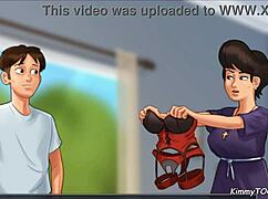 Summertime saga church milf caught fucking with police baton 😈