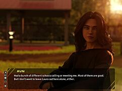 Stunning Long Haired Brunette Feels Emotions in Taboo Hentai 3D Game Move the Chains 05