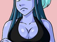 Athena's desire parody porn with big tits blowjob, pussy fucking, and clothes ripped in anime cartoon style