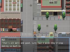 Lonely Old Man Grabs Neighbor's Giant Ass in Hentai