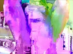 Bigger Toys Stretch European Asshole In Webcam Assfucking