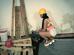 Sônia Kel Engineer Undresses and Rips Clothes While Masturbating Solo in Portuguese Anime