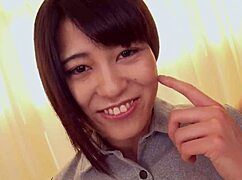 Kato Ema gives a blowjob and gets creampied.