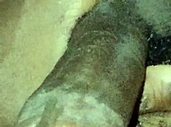 Gay man wanking solo with big hairy cock