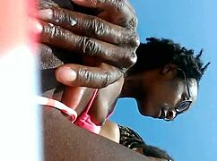 What’s Hotter Than Fingering Ebony Swingers on the Beach?