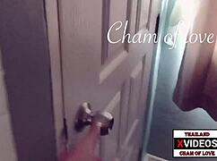 Hardcore bathroom scene with an Asian girl