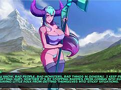 Legend of Elmora Part 3: Rough Hentai Sex Against Rocky Terrain