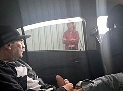 Risky Public Masturbation For Admiring Student