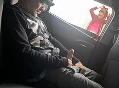 Risky Public Masturbation For Admiring Student