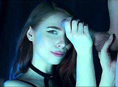 i ride him roughly as he shoots three cumshots on my big natural tits in close up - mollyredwolf