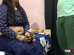 Valentine's Day Stepmom Seduces Stepson for Raw Condom-Free Action