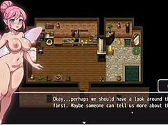 Cute Girl With Huge Tits Falls In Bathtub And Exposes Wet Pussy In Lost Lagoon Harem Hentai Game Ep 2?