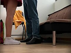 Nataly Mexicana Ninfomana Doesn't Notice I'm Recording Her Bent Over