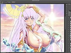 Busty Athena's Huge Boobs In Saint Seiya Cosplay