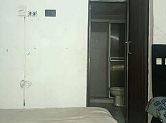 this beautiful latina girl watches her stepbrother in the bath, planning to have sex with him.