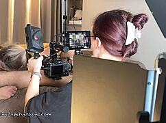 Petite Latina teen screams from intense anal pain backstage