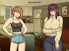 Chloe Watches Amy Masturbate and Jerks Futa Cock - Benefitship