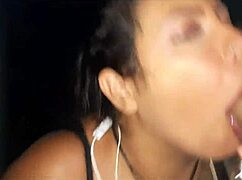 Loucuras kabulosas delivers a steamy blowjob scene in a dark tunnel