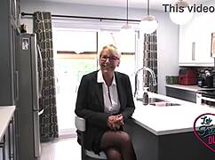 bianca is a plump quebecois milf posing in sexy lingerie