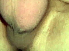 I hided the camera and filmed how I fucks my friend's wife's wet pussy close-up.