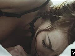 elegant wine night with girls turns into ass licking lesbian sex