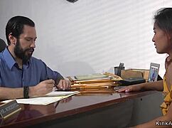 big cock guy fucks petite asian slave