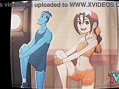 yo, eri-chan's wild home workout!