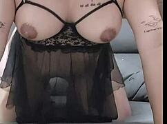 big titty asian babe gets rawdogged on the couch