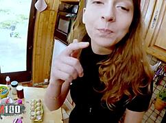 Melany Furie gets all her holes fucked hard in the kitchen orgy?