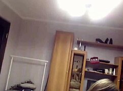 Blond Camwhore Fucks Doggy Style And Sucks Cock