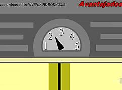 Cartoon Black Musicians Engage in Wild Gay Group Action with Intense Passion