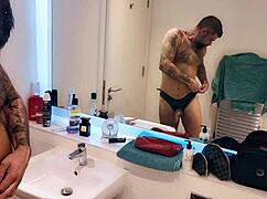 Hey man, you getting all horny in the bathroom again?