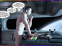 Man fucks android girl resembling his wife in 3D comic