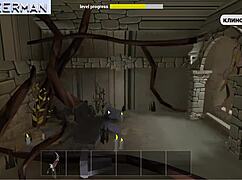 Blonde Submissive Rides and Gets Anal in Gameplay