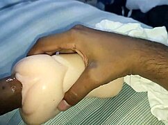 Putting it in the doll for gay fun!