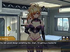 Robolife2 Nova Duty Sexdoll Gets Pussy Fingering for Stability Orgasm in Hentai Game