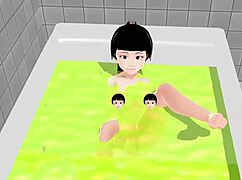 Koko a strips completely in the bath for solo show