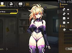 Robolife2 Nova Duty Sexdoll Gets Pussy Fingering for Stability Orgasm in Hentai Game