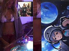 pinball fetish with manic sabrina