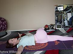 I Guide Her Through Yoga Lesson With Femdom Instructions On Her Big Ass.